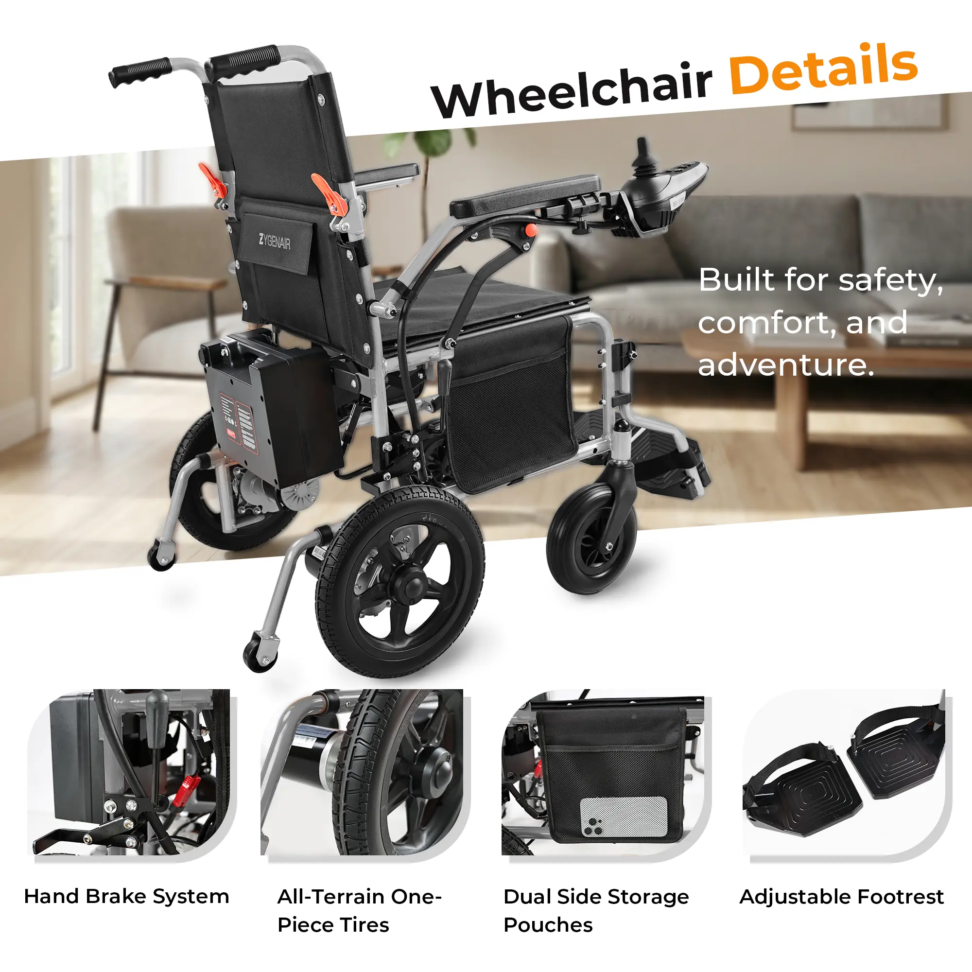 瘡原亘 腥身保育器 embdagonn108 Zygenair】 Electric Wheelchair for Adults Lightweight Foldable