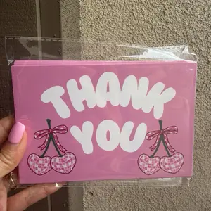 4x6 Package Insert Thank You Cards Qty 100 with Blank Back for Personal Messages & Coupon Codes for Small Business Customer Service