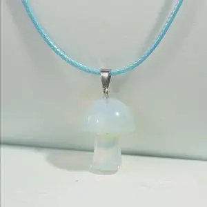 Moonstone Mushroom Necklace
