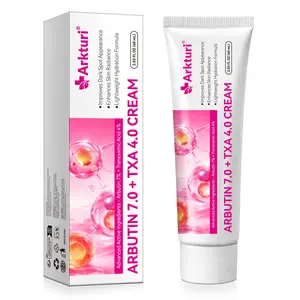 Arkturi Arbutin Cream: Brightens and hydrates, targets uneven skin tone, and enhances skin radiance. With a lightweight, Moisturizing, easily absorbed formula, it is suitable for all skin types.