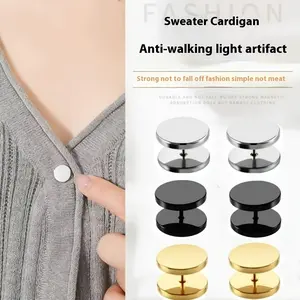 2 pieces simple and versatile spiral sweater buttons, seamless and detachable, rotating and tightening installation, stable without falling off, anti-showing buttons, suitable for cardigans and sweaters, decorative button accessories, Sewing accessories