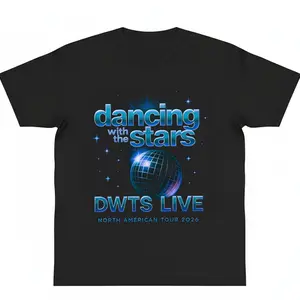 Dancing with the Star North America Tour 2026 graphic tees funny Shirt Unisex DWTS Fan Celebrity Dance Show T-Shirt y2k cotton fashion Casual Classic fan Gift