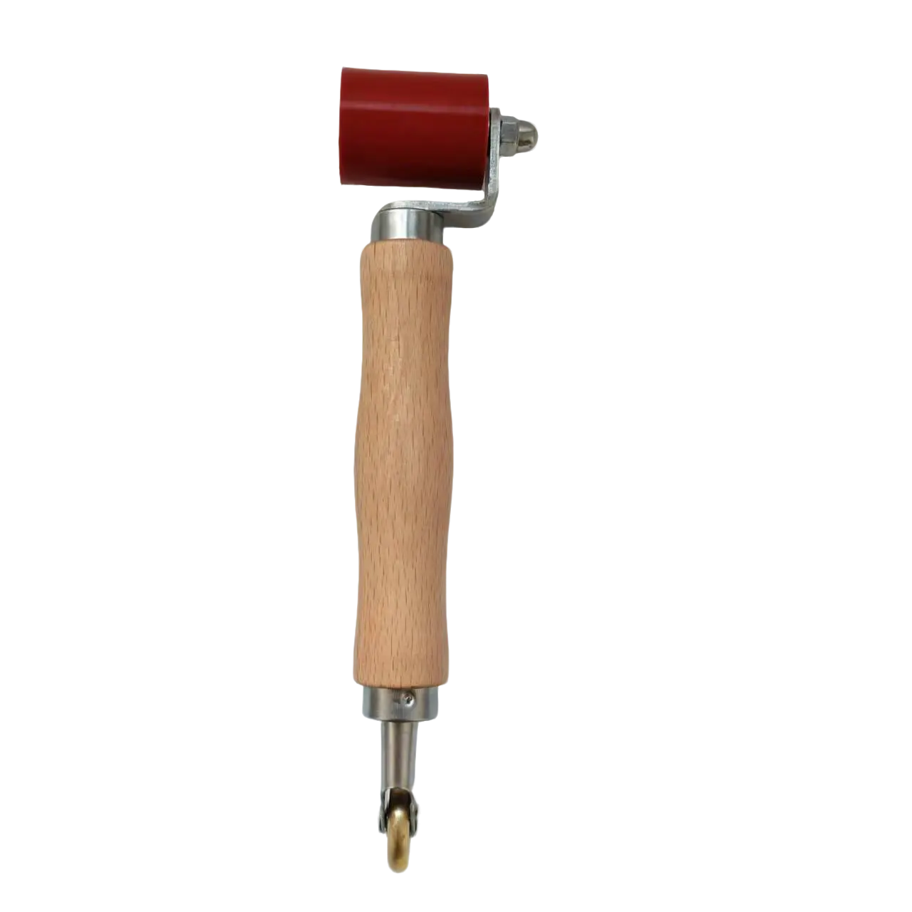 Double-ended wooden handle silicone roller; brass detail coin roller; heat resistant for hot air gun welding and wallpaper application; waterproof PVC material, vehicle audio sound material, sealing tape joints, etc.