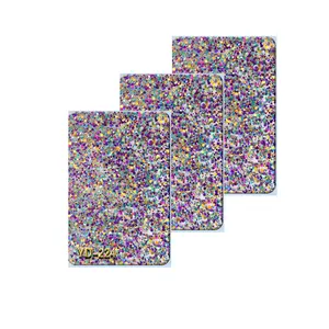 Acrylic sheets glitter translucent 1/8 thickness cast acrylic sheets for laser cutting engraving plexiglasssheets for art design crafting diy (3,Purple blue Set,8*12inch)