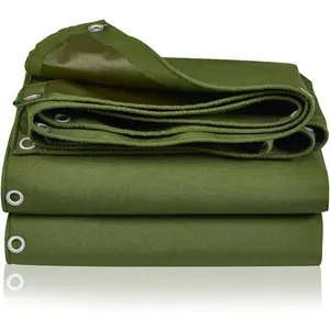 Tarp Canvas,Heavy Duty  for Outdoors, , Water Resistant, UV Resistant Tarpaulin Cover for  Boat Camping Firewood Woodpile(6.6 x 4.9 )