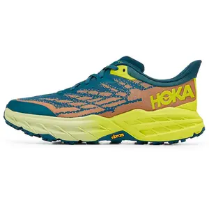 HOKA ONE ONE Speedgoat 5 Men’s Trail Running Shoes – Cushioned, Breathable, Low-Top, Synthetic Fabric Verifiable, with credentials and supporting global authentication