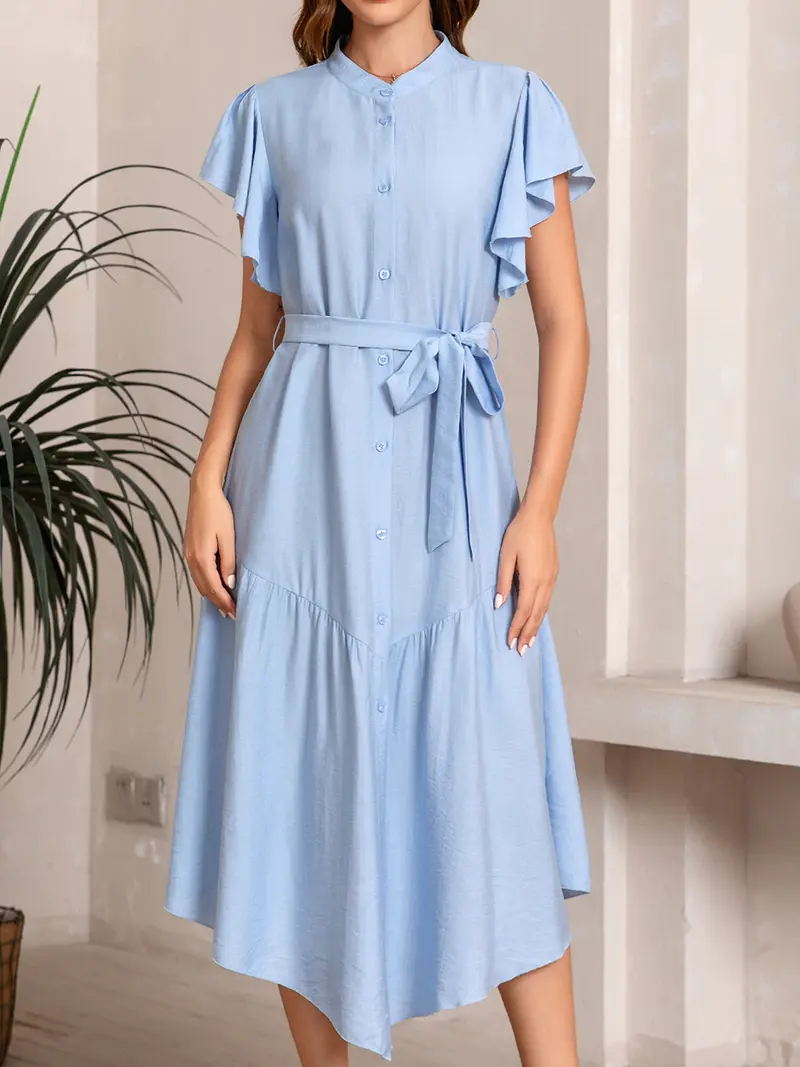 linen dress with embroidery Embroidered Linen Dress Ivory Pink
