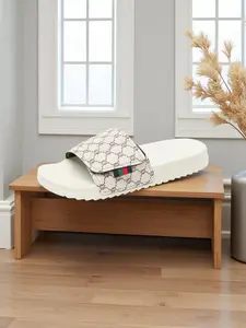 Men's Large Size Velcro Slippers, Adjustable Design, Durable Thick Eva Sole, Lightweight Casual Home Outdoor Shoes, Summer Beach & Leisure