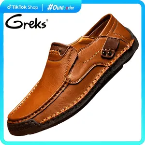 GREKS Mens casual shoes lightweight comfortable driving and walking shoes, hey guy's shoes-9916 soft bottom penny loafers Moccasin Breathable Slip-Ons & Flat Shoes fathersdaygift