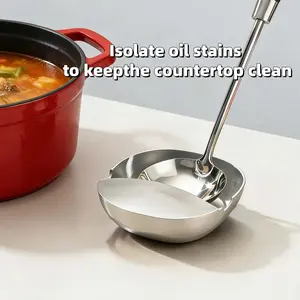 Kitchen Utensil Rest & Pot Lid Holder, Multifunctional Spoon Rack for Countertop Organization, Must-Have Cooking Gadget (1 Count),kitchenessentials,homecooking,smallkitchenideas