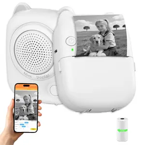 2026 Newest AI Voice Sticker Printer,Portable Mini M8 Printer - Connects Via An App,Inkless Thermal Photo Printer for iOS & Android, Ideal for Gifts, Study Notes, Labels & Receipts, Study Notes Printer | Compact Printer | Durable Plastic Printer