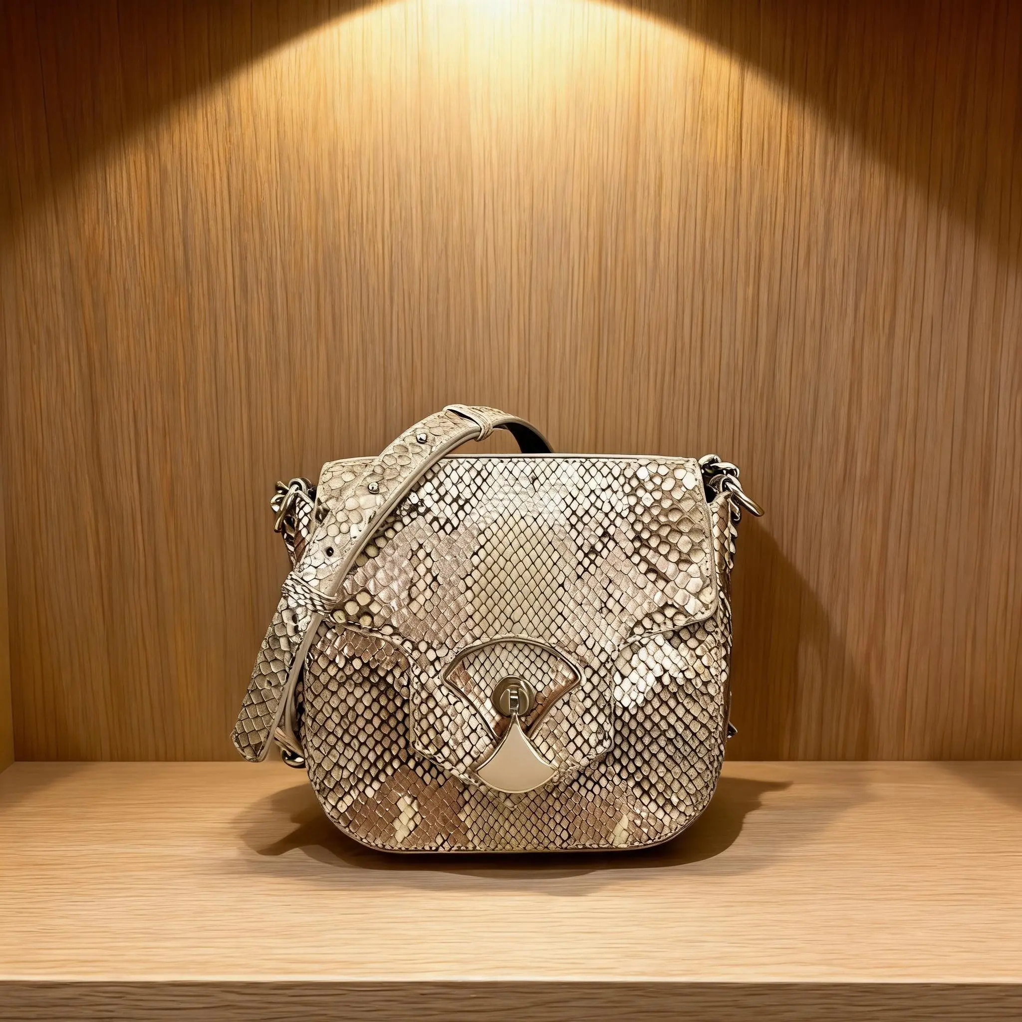 Pre-owned Bvlgari Leather Shoulder Bag C0726024521