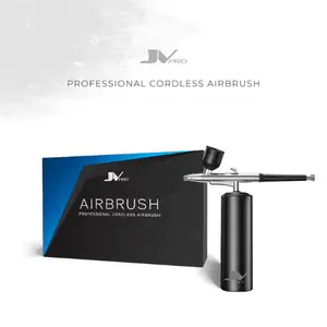 JV PRO Cordless Airbrush Kit – Adjustable 18–30 PSI for Barbers – Beard Enhancer