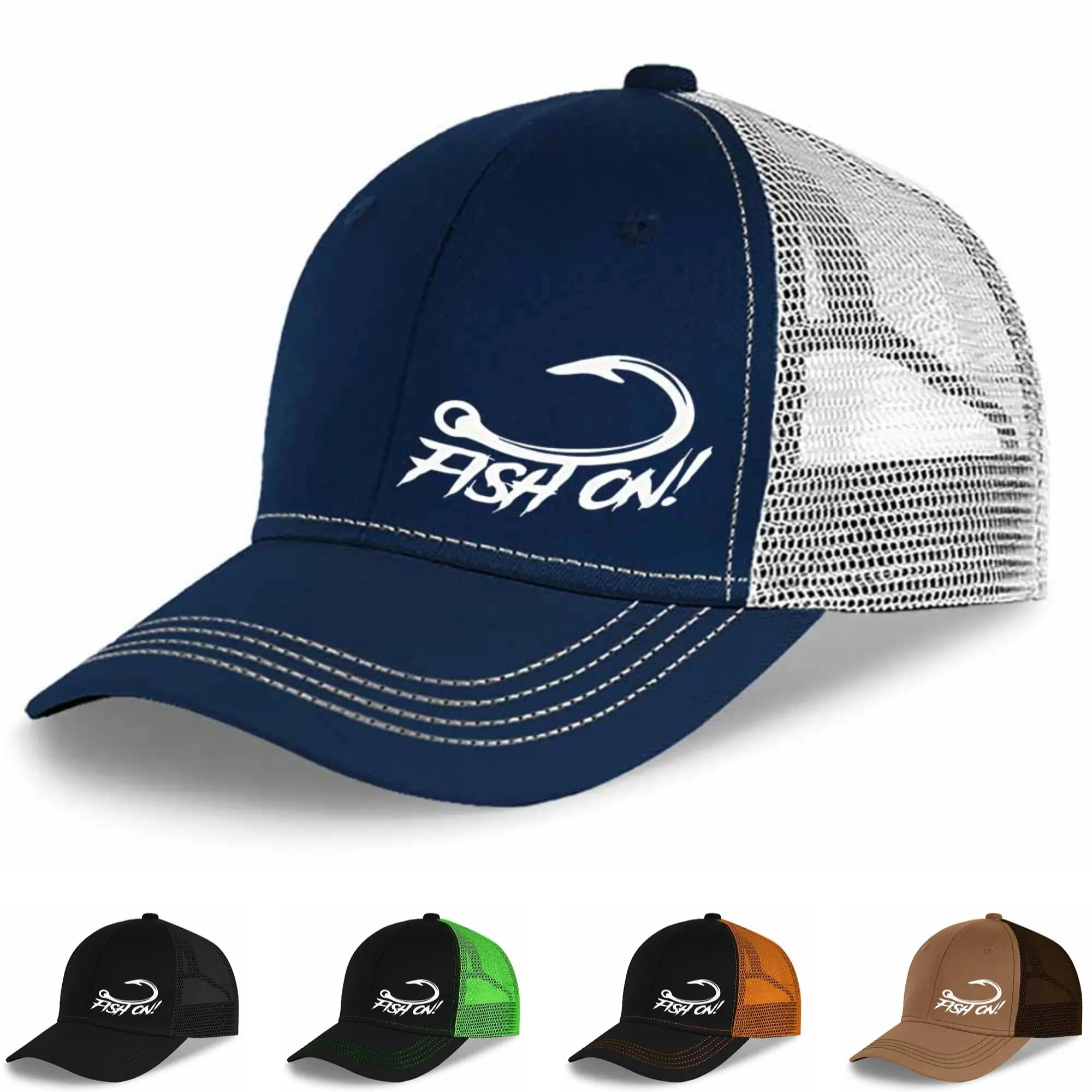 High Quality Classic Trucker Snapback Cap - Men's Accessories for Adults, Adjustable Stylish Comfortable Summer Hat for Men, Trucker Hats Women for Fishing & Sports Activities, Snapback Caps, High Quality Hat