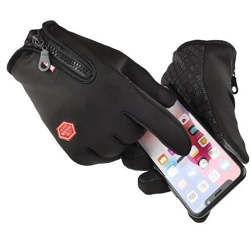 Thermal Touchscreen Winter Gloves - Waterproof & Windproof Insulated Gloves for Men & Women, Non-Slip Grip for Skiing, Hiking, Cycling, Snowboarding Outdoor Active Sport
