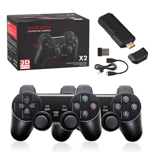 X2 Game Stick Retro Video Game Console – Plug & Play with Wireless Controllers