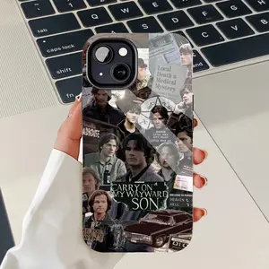 Supernatural Iconic Collage Mobile iPhone Case. PBT+TPU Impact-Resistant Two-Layer Protective Case, Fits iPhone 16/15/14/13/12/11 Pro Max/Plus