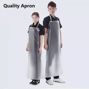 Quality Apron - Transparent Waterproof Heavy Duty Clear PVC Apron for Kitchen Restaurant Cooking Use