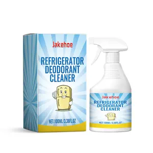 Jakehoe Refrigerator Deodorant Cleaner, Freezer Deodorant Cleaner Refrigerator Quick Deodorant Cleaner Spray