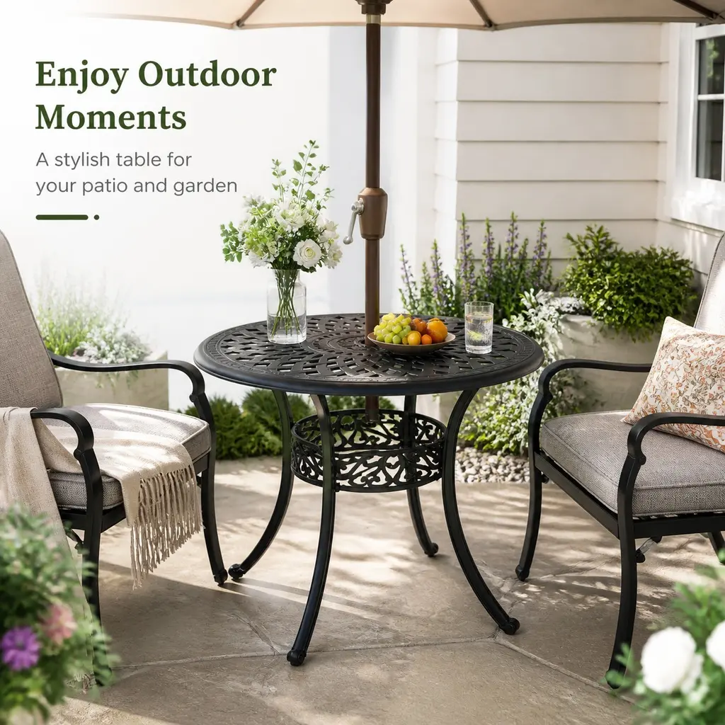 heavy duty patio umbrellas Outsunny Umbrella Base Holder, Outdoor Umbrella Stand Base, Filled Up to 66lbs with Stand or 55lbs with Water for Garden, Poolside, B Go Kart Childrens Dot The simple and atmospheric Color option:Matrix-2-black SKATE