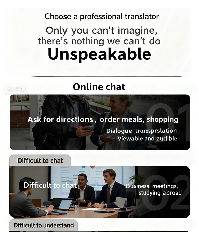 MeilandiAI Translation's first new large-model translator offers real-time translation across multiple countries, cross-border business translation, seamless business communication across countries, Electrical Equipment Connectors and Terminals