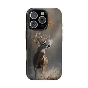 [New Product]Men'S Phone Cases For IPhone 17 16 15 14 13 12 11Case For Whitetail Deer Hunter, Phone/Tech Accessories, Nature-Inspired Tough Phone Cases With Majestic Deer Design, Gifts For Nature Lovers, Outdoor Enthusiasts, Compatible With Samsung Galaxy