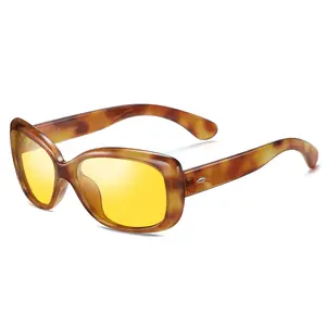 HAOLOTA Night Vision Driving Glasses Polarized HD Yellow Tinted Anti Glare Sunglasses for Men and Women