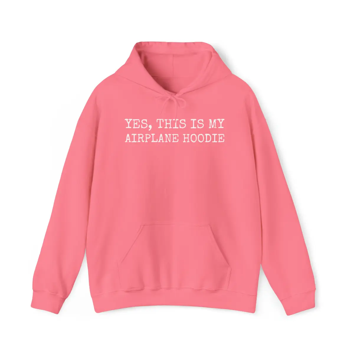 Unisex Airplane Hoodie Sweatshirt - Classic Blend of Cotton and Polyester Fabric Pocket Soft Kangaroo Sweater