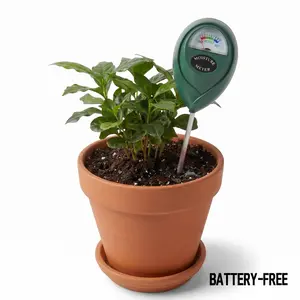 Soil Moisture Meter, Soil Moisture Monitor for House Plants, Soil Hygrometer Moisture Sensor for Indoor & Outdoor, Garden, Farm, Lawn Plant Care, No Battery Needed