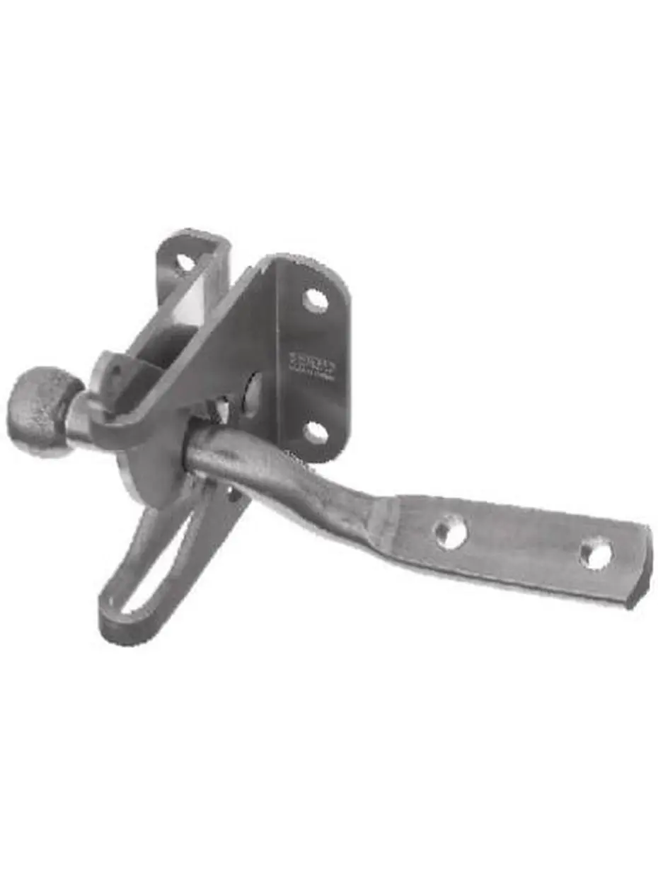 Anti-Rust Coated Latches & Bolts Automatic Gate Latch, Stainless Steel Door Hardware (Model N342-600)