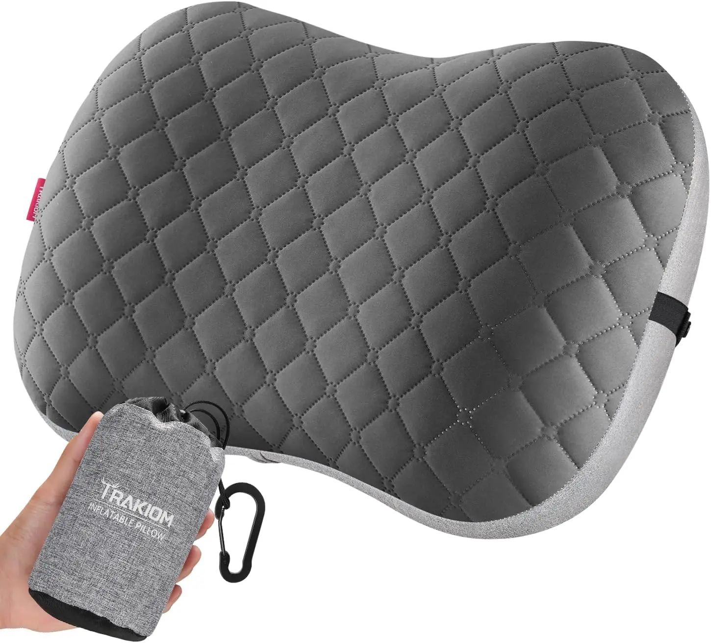 Camping Pillow Ultralight Inflatable | Ergonomic Washable Camping Pillow with Storage Bag Travel Accessory