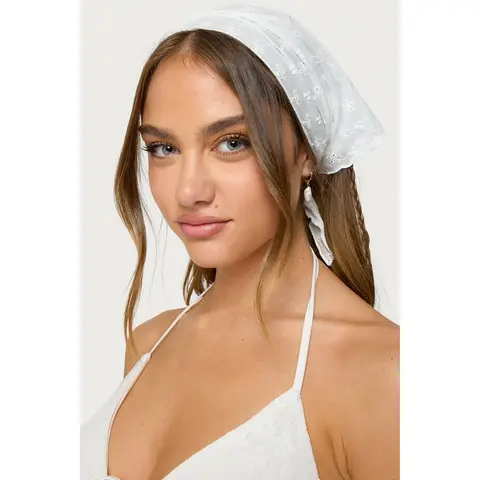 Eyelet Hair Scarf