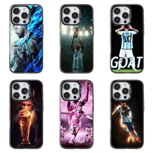 Messi Football Star Protective Waterproof TPU Phone Case - Durable Accessory for iPhone 12/13/14/15/16/17 Pro/Pro Max/Plus, Ideal Holiday Gift for Friends
