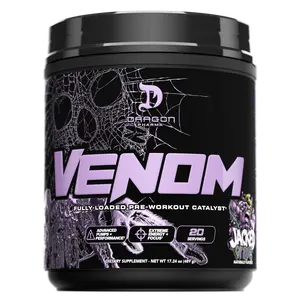 Dragon Pharma VENOM – Fully Loaded High-Stimulant Pre-Workout Catalyst - 20 servings