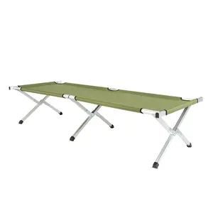 10s Military Camp Cot - 600lb Folding Bed w/ Suspension Tech, Waterproof & Fits SUV (Tactical Green)