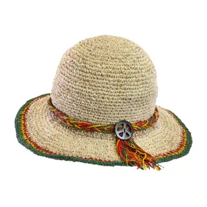 Rasta Vibrations Hemp Peace Hat