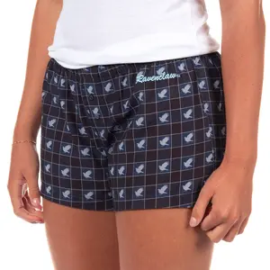 Harry Potter Pajama Micro Shorts Women's Hogwarts All Houses Sleep Lounge PJ Bottoms