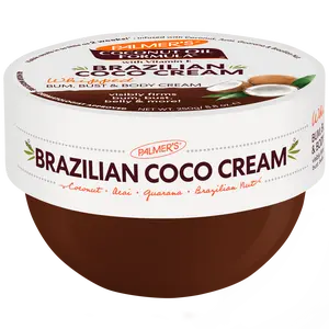 Palmer's Coconut Oil Formula Brazilian Coco Cream - Visibly Firms and Tones in 2 Weeks - Scent, Body Care Lotions Skin Care Vegan Moisture