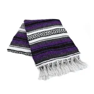 Purple Baja Blanket