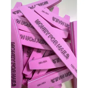 Pink 100/180 Grit Nail Buffer