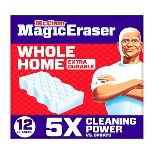 Mr. Clean Magic Eraser Sponge, Extra Durable All-Purpose Cleaning Pads, 12 Count