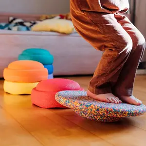 Colorful Balance Board, Durable Non-slip Training Board for Strength, Coordination & Focus, Ideal for Outdoor/Gym Fitness Equipment, Stretch Board