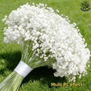 16 bouquets with 480 artificial flowers, each measuring 29.97 cm, suitable for outdoor arrangements. They are perfect for weddings, engagements, home decoration, hotels, projects, and parties, and are an ideal choice for indoor and outdoor decoration in s