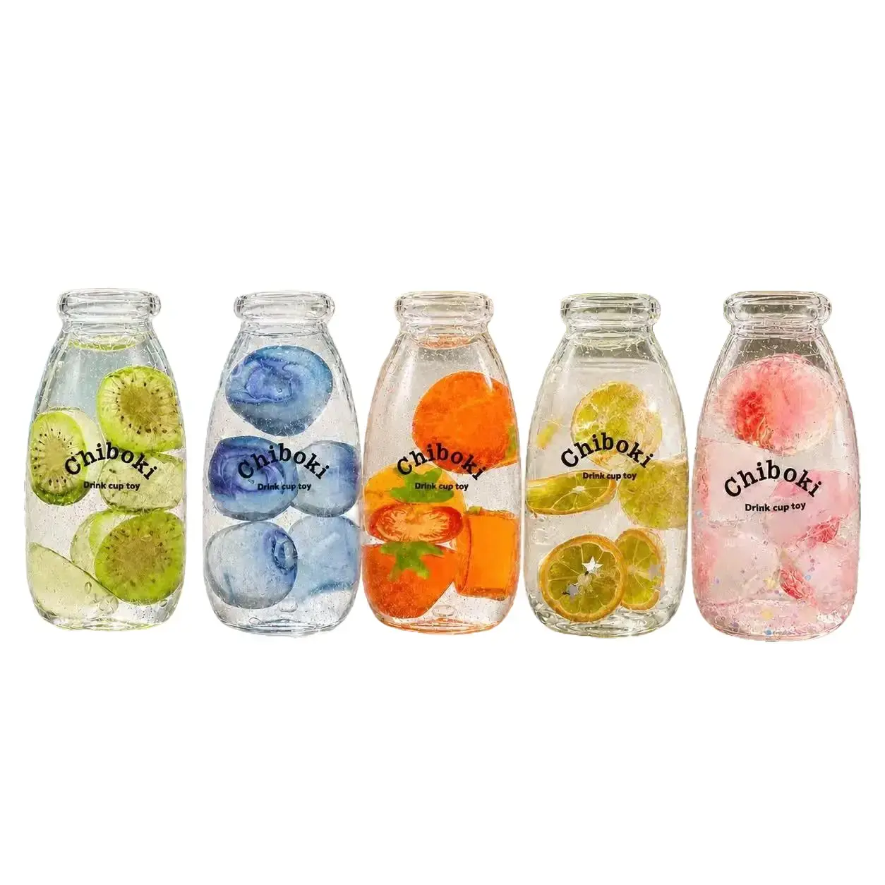 Glass Fruit Candy Soda Bottle Squishy Toy of Chiboki,Anti-stress toy of Vaseline,Smooth Texture Slow Squeeze Relaxation toy,Ideal Adult Party Favor & Holiday Gift,decompression present,creative party gift,sensory fidget squishies