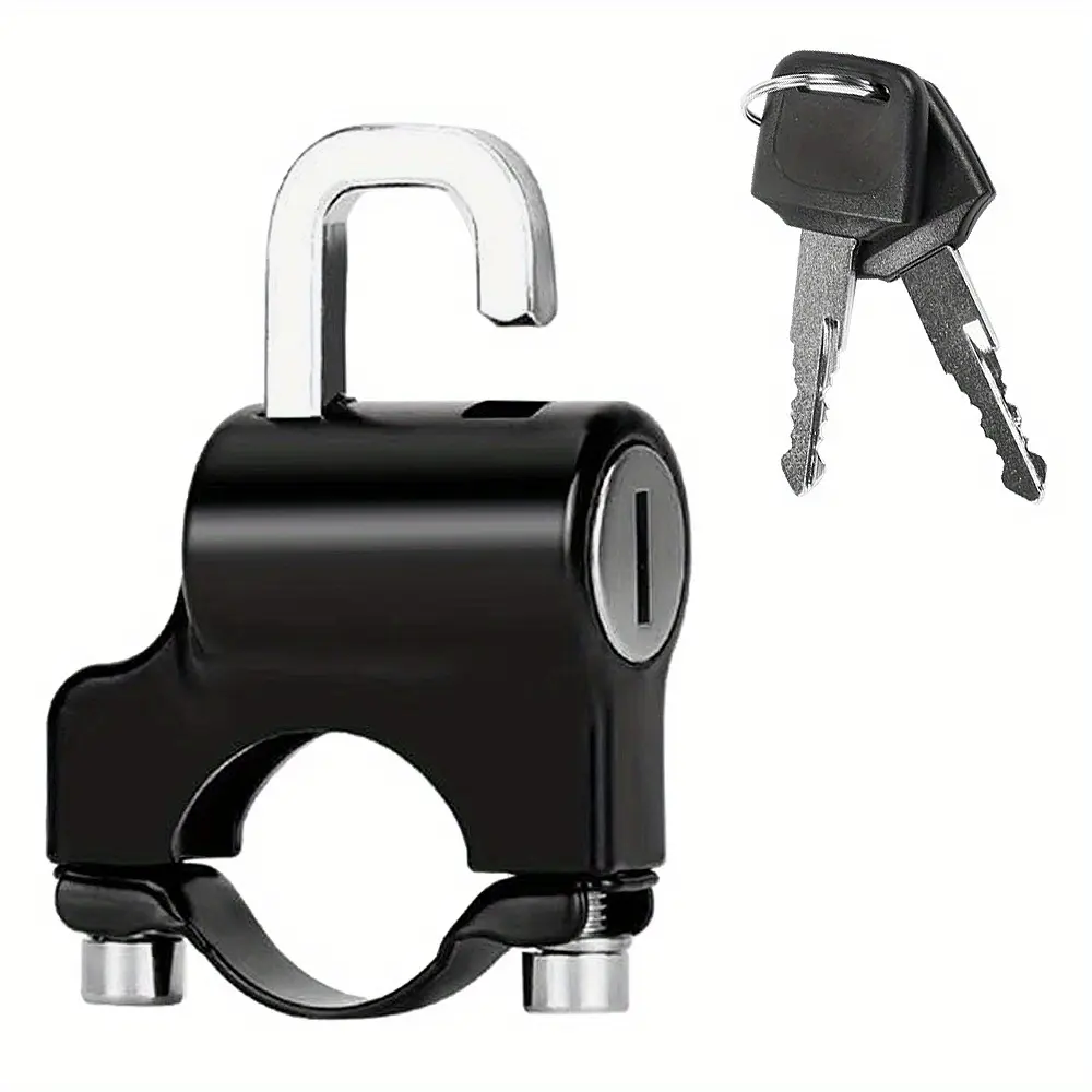 Secure Your Motorcycle Helmet with our Universal Metal Helmet Lock - Anti-Theft, Fixed Lock, Multi-Functional, Electric Security Moto Accessories, Motor Parts Accessories