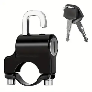 Secure Your Motorcycle Helmet with our Universal Metal Helmet Lock - Anti-Theft, Fixed Lock, Multi-Functional, Electric Security Moto Accessories, Motor Parts Accessories