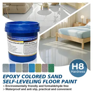 Self-application Epoxy Sand Floor Paint that dries quickly, is safe and durable