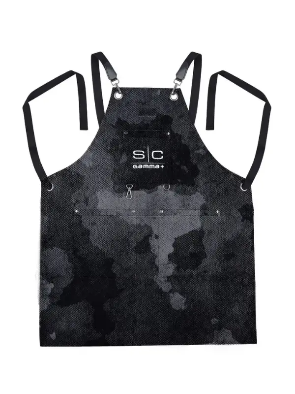 Stylecraft Heavy Weight Waterproof Barber Cutting Apron  "Black Camo"