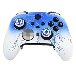 RALAN Silicone Protective Case with 2 Thumb Stick Grips, Waterproof Anti-slip & Anti-scratch Protective Cover, Game Console Accessories for Xbox One Elite 2 Waterproof Protector