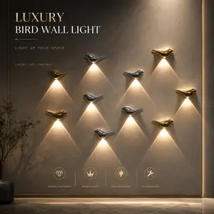 Bird Motion Sensor Wall Light – Rechargeable Magnetic LED Night Light, Wireless & No Wiring Needed